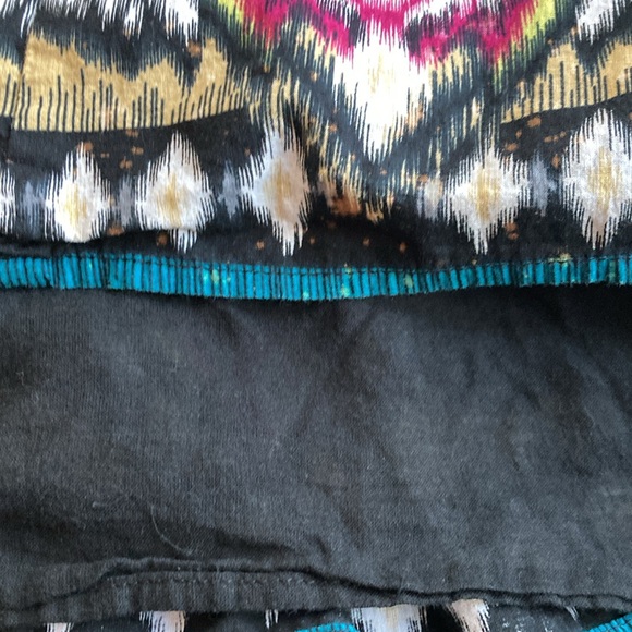 Just My Size A-Line  Skirt, 1X, Multi-Color Boho Design - Picture 10 of 13